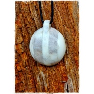 reindeer horn jewelry, reindeer antler jewelry, round stripe pendant