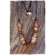 reindeer horn jewelry, reindeer antler jewelry, small cairn necklet T