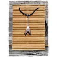 reindeer horn jewelry, reindeer antler jewelry, twinflower pendant